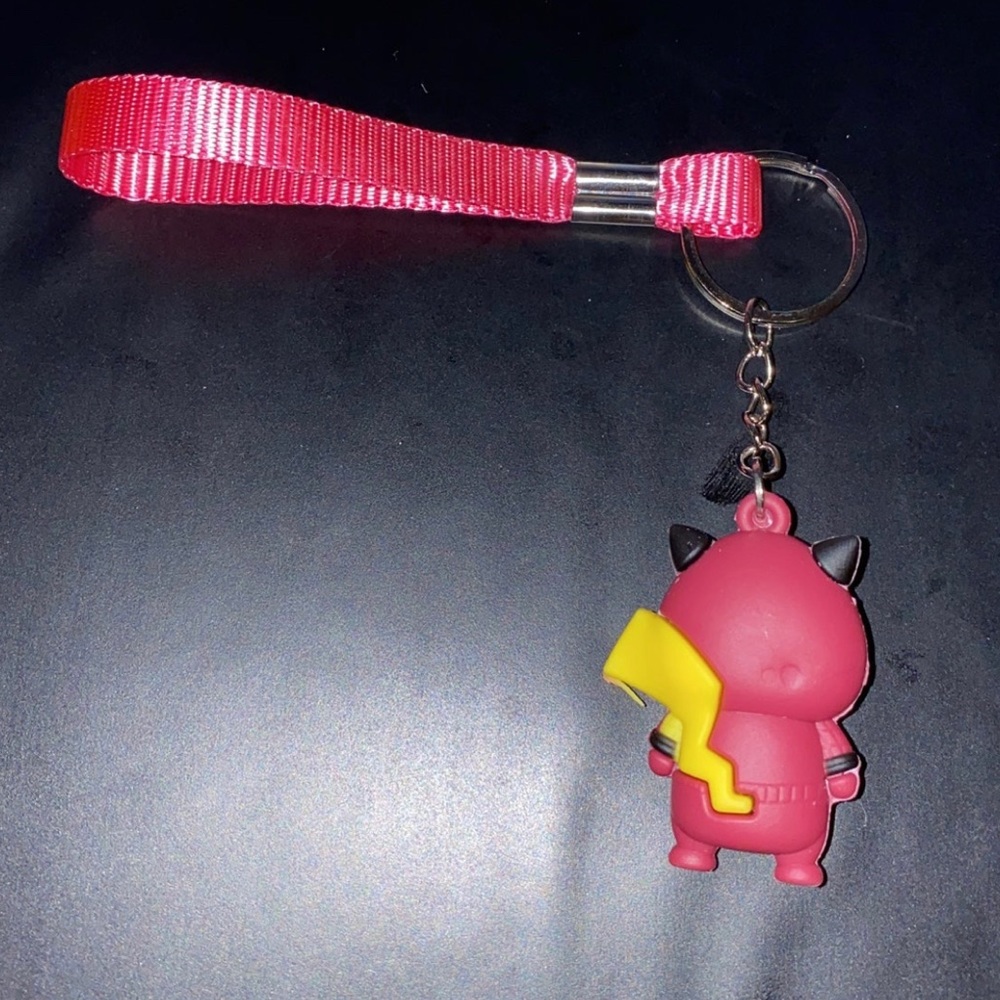 2x Pokémon Keychains For keys figurines two ninjas figure orange and purple - Picture 3 of 6